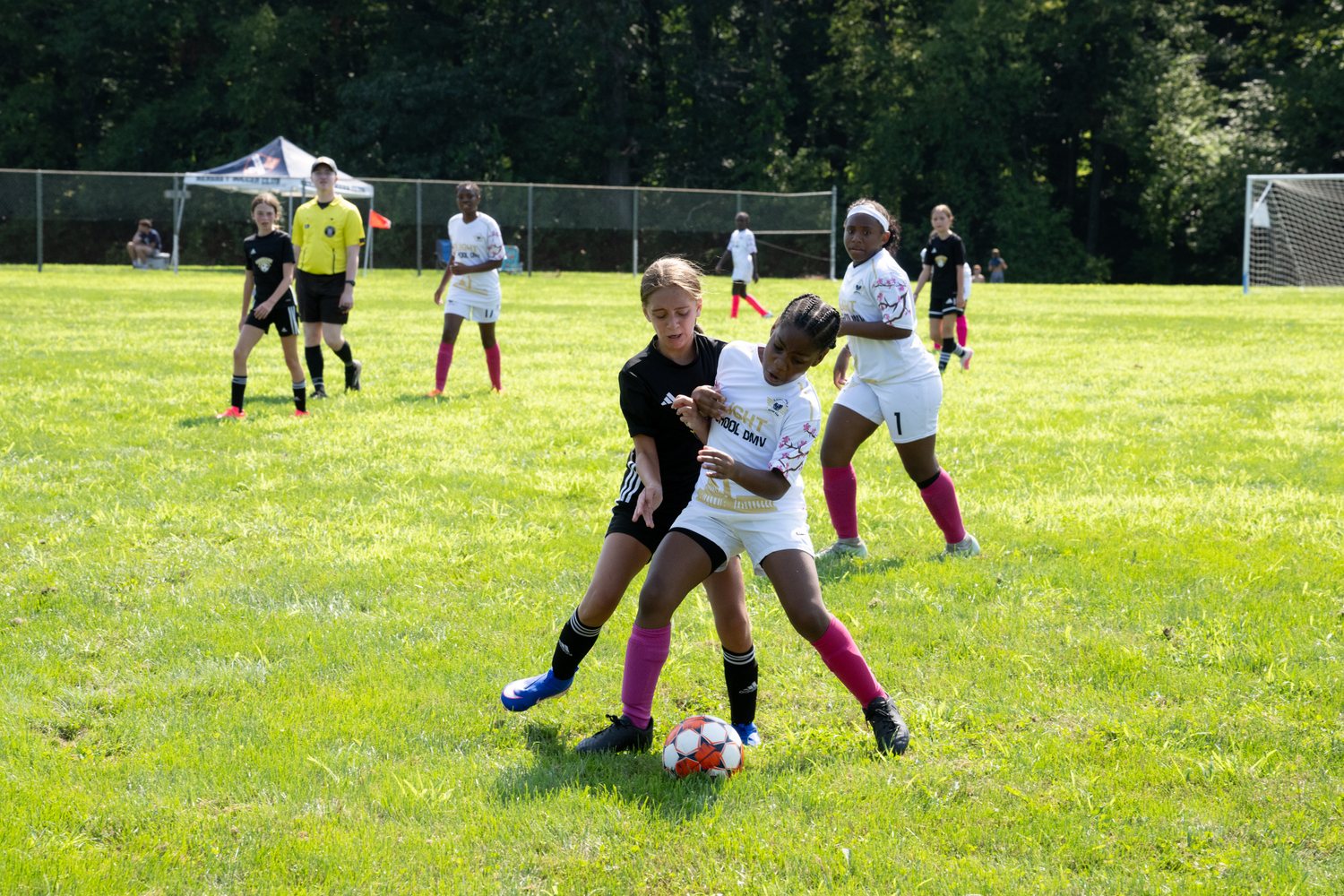 The Flight School Project girls in game action